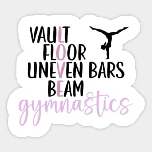 Love Gymnastics Sticker